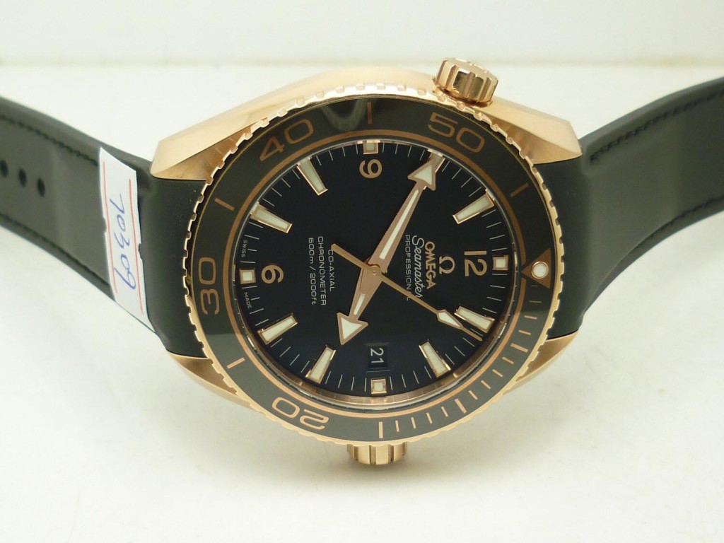 Replica Omega Planet Ocean Rose Gold Watch