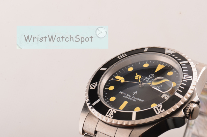 Chronotac Seamatic Watch - Bezel