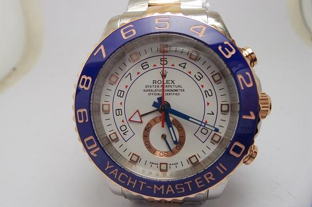 Stainless Steel Rose Gold YachtMaster II
