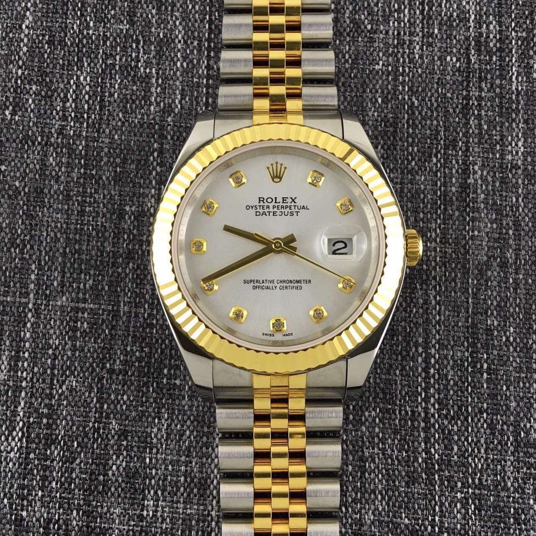 Two Tone Gold Datejust 2 Diamond Markers