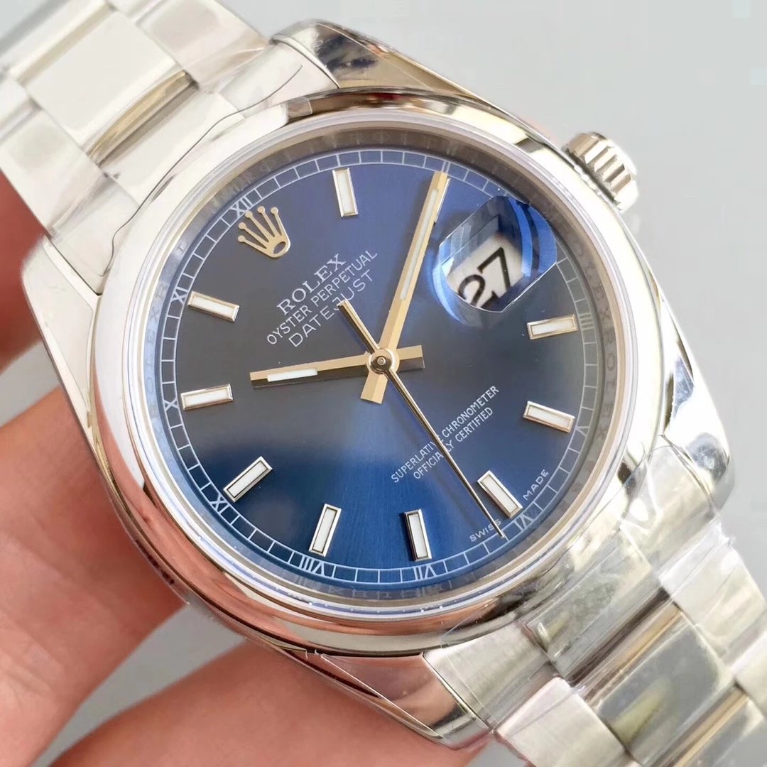 Replica Rolex Datejust 904L Blue Watch