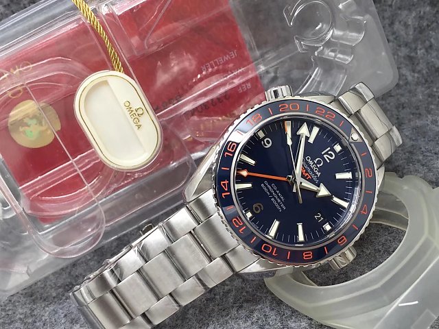 Omega Planet Ocean GMT with Package