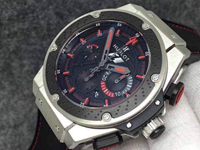 Hublot King Power Crown and Chronograph Buttons