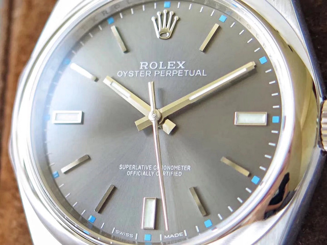 Rolex Oyster Perpetual Grey Dial