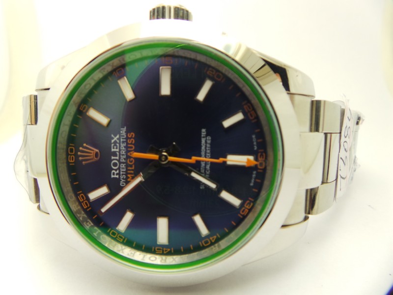 Rolex Milgauss Blue Dial Watch Replica 2