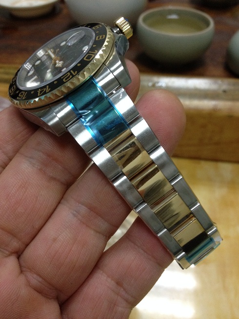 Noob Rolex 116713LN GMT Master II YG Wrapped 5