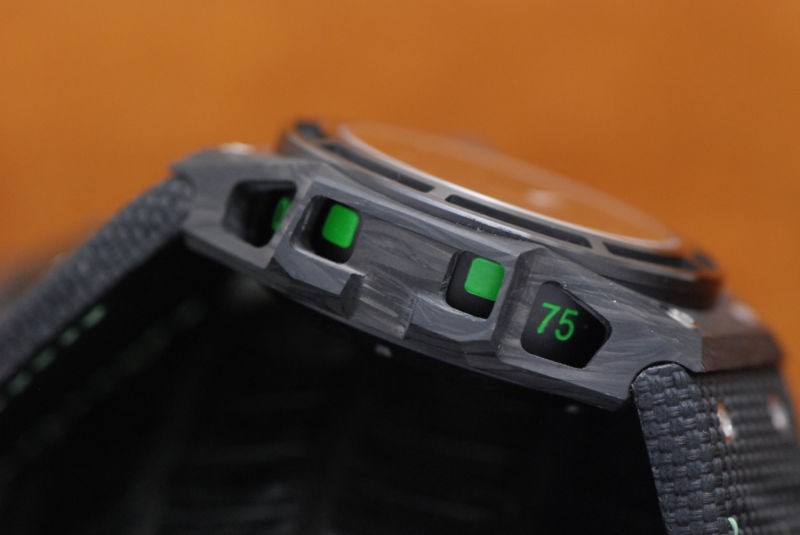 Linde Werdelin Spidolite Tech II Green Buttons