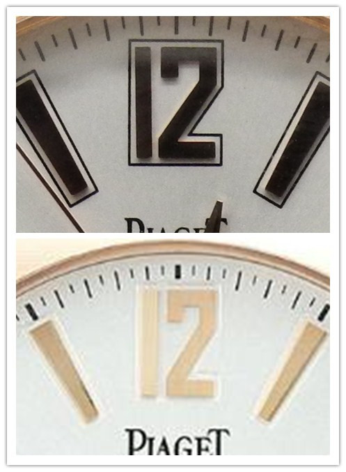 Replica Hour Marker VS Genuine