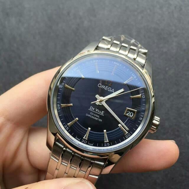 Replica Omega De Ville Hour Vision Blue Dial