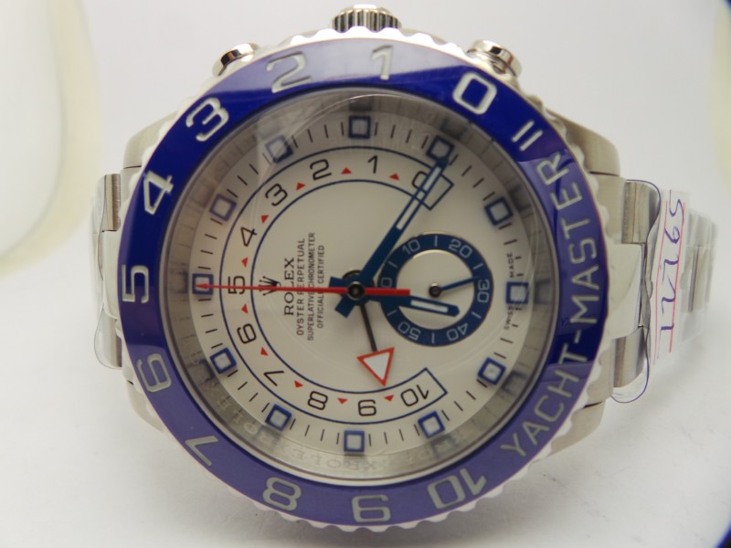 Replica Rolex Yacht-Master II White Dial