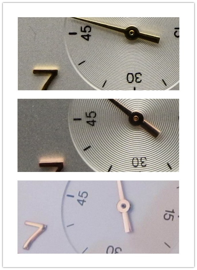 Small Second Subdial Markers