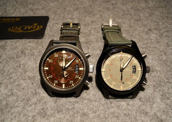 Two IWC Top Gun Miramar Replica Watches