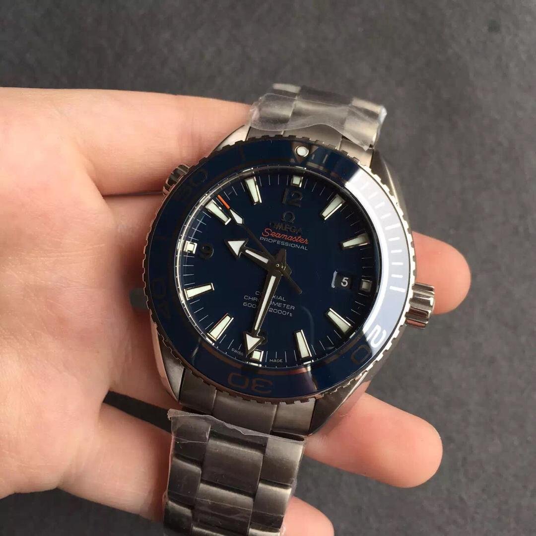 Omega Planet Ocean Titanium Blue Dial