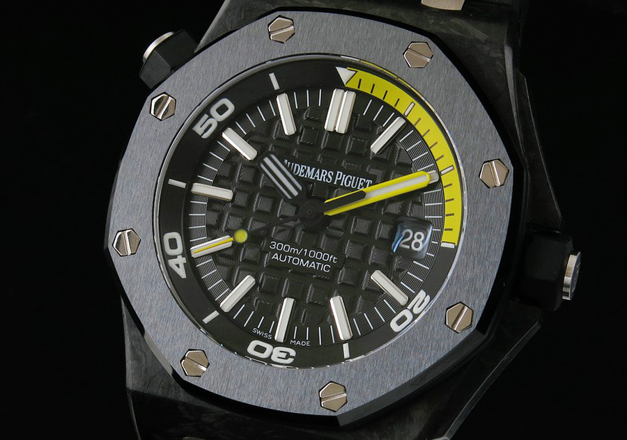 AP Black Checkered Dial