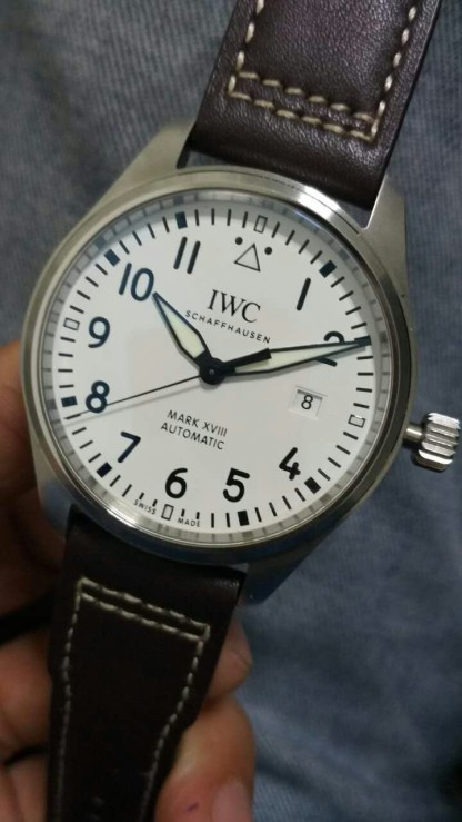 IWC Mark XVIII White Dial