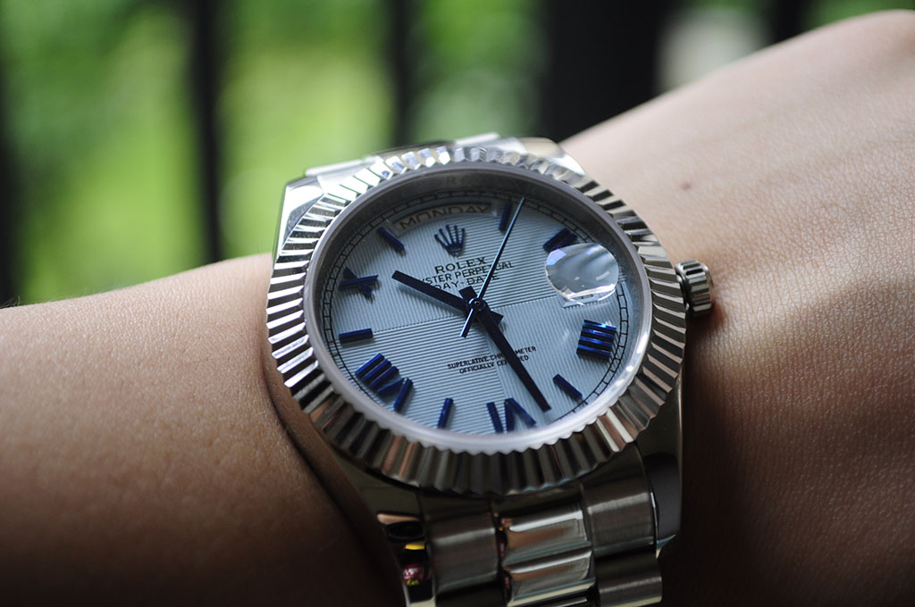 Replica Rolex Day Date Wrist Shot