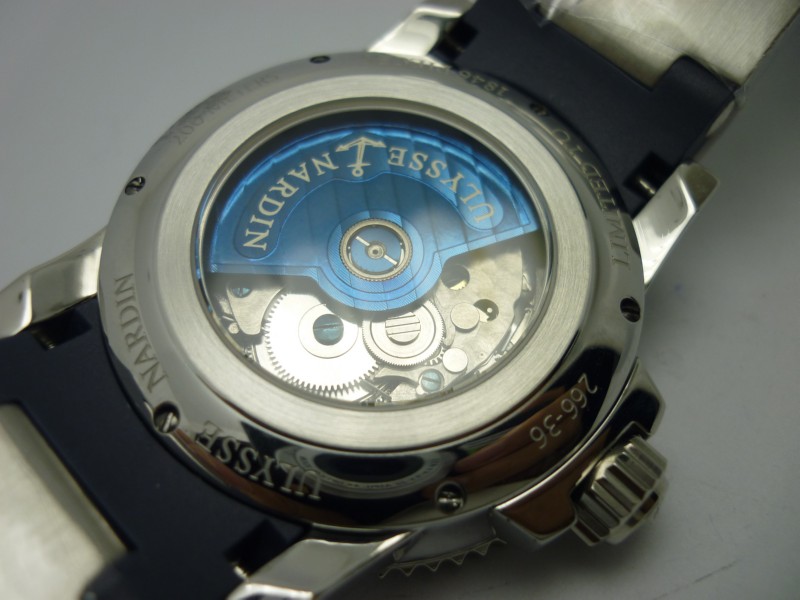 Ulysse Nardin Crystal Caseback