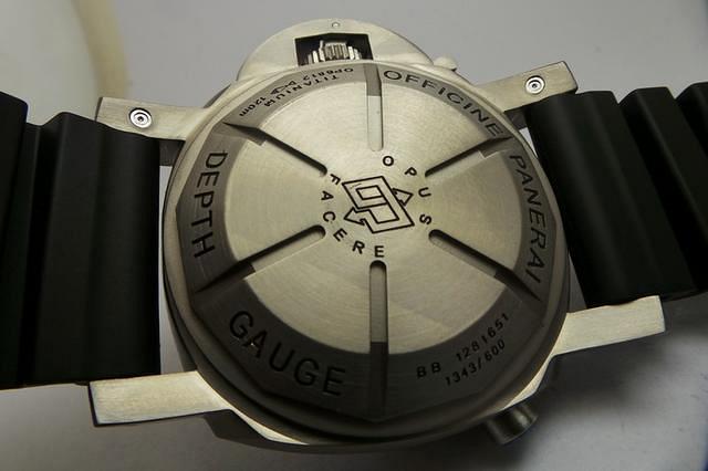 Panerai Depth Gauge Case Back