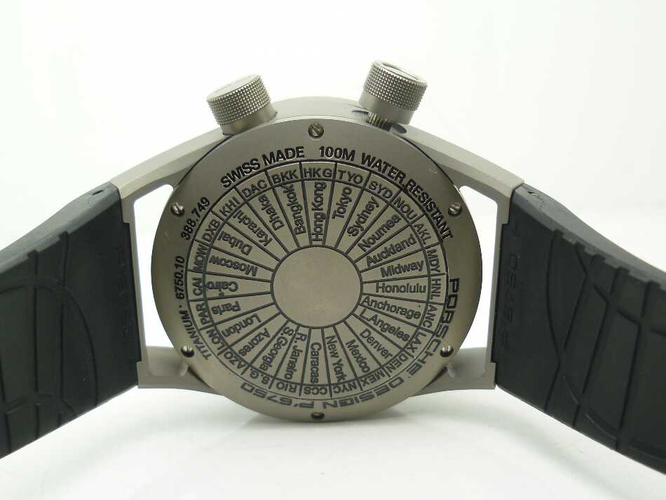 Porsche Design WorldTimer Caseback