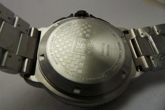 Tag Heuer Formula 1 Case Back