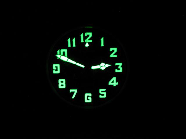 Zenith Ton-up Dial Lume