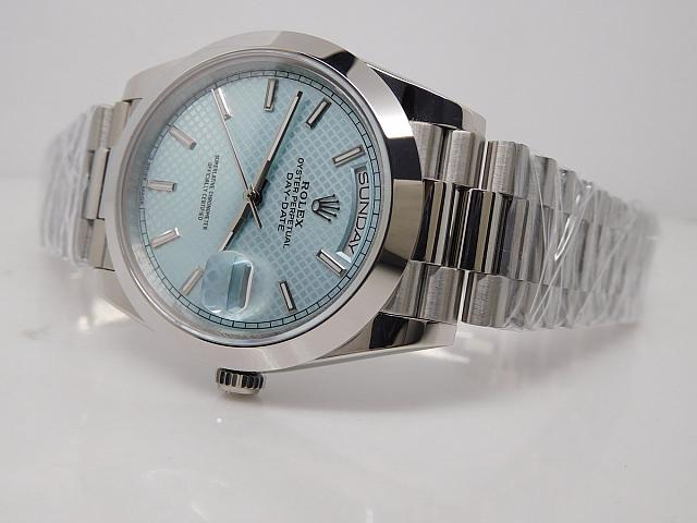 Replica Rolex Day Date Blue Dial