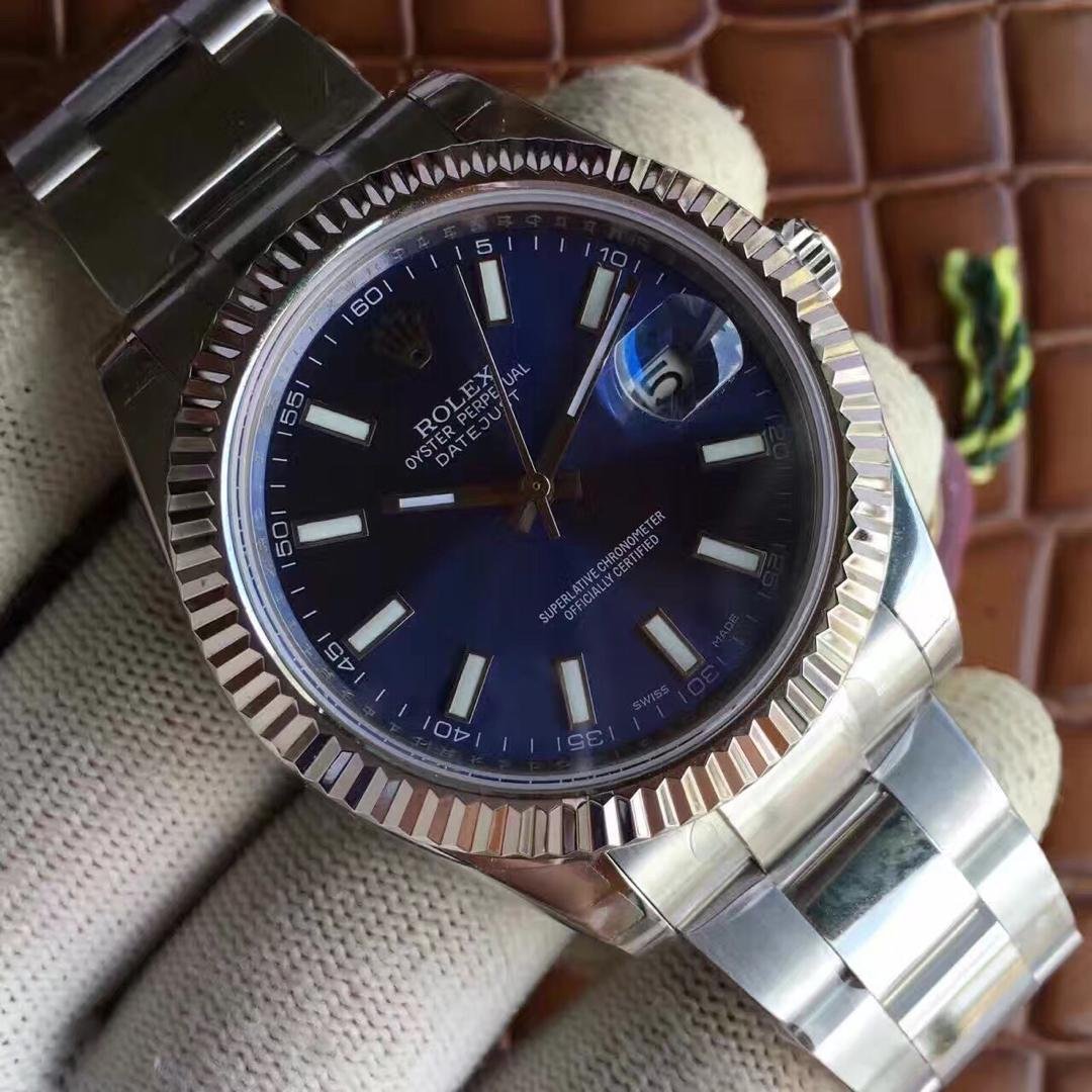 Rolex Datejust Blue Dial Replica