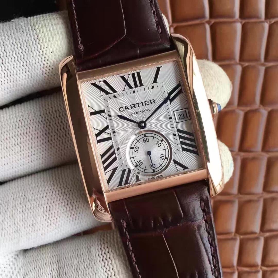 Cartier Tank Rose Gold Case