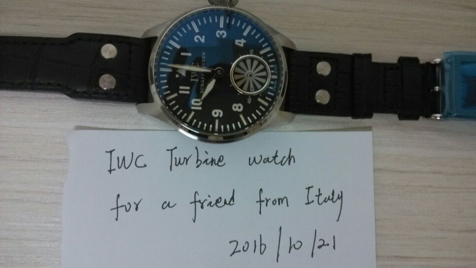 IWC Turbine Watch Order