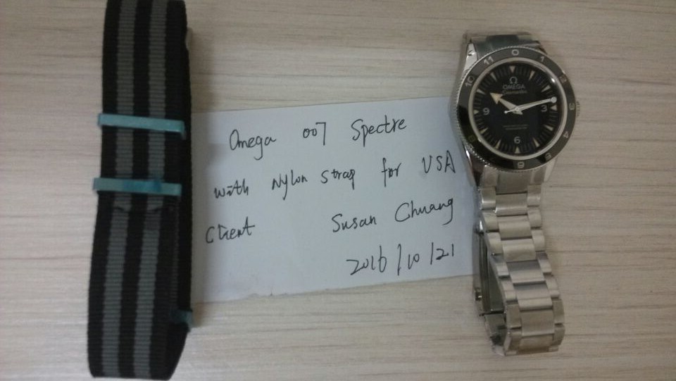 Omega 007 Spectre Steel Watch for USA Client