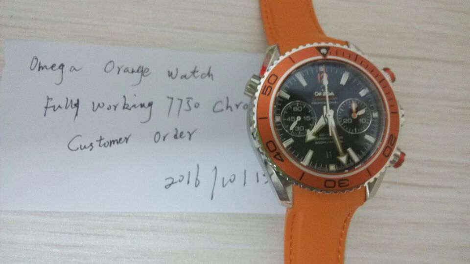 Orange Omega Watch Order