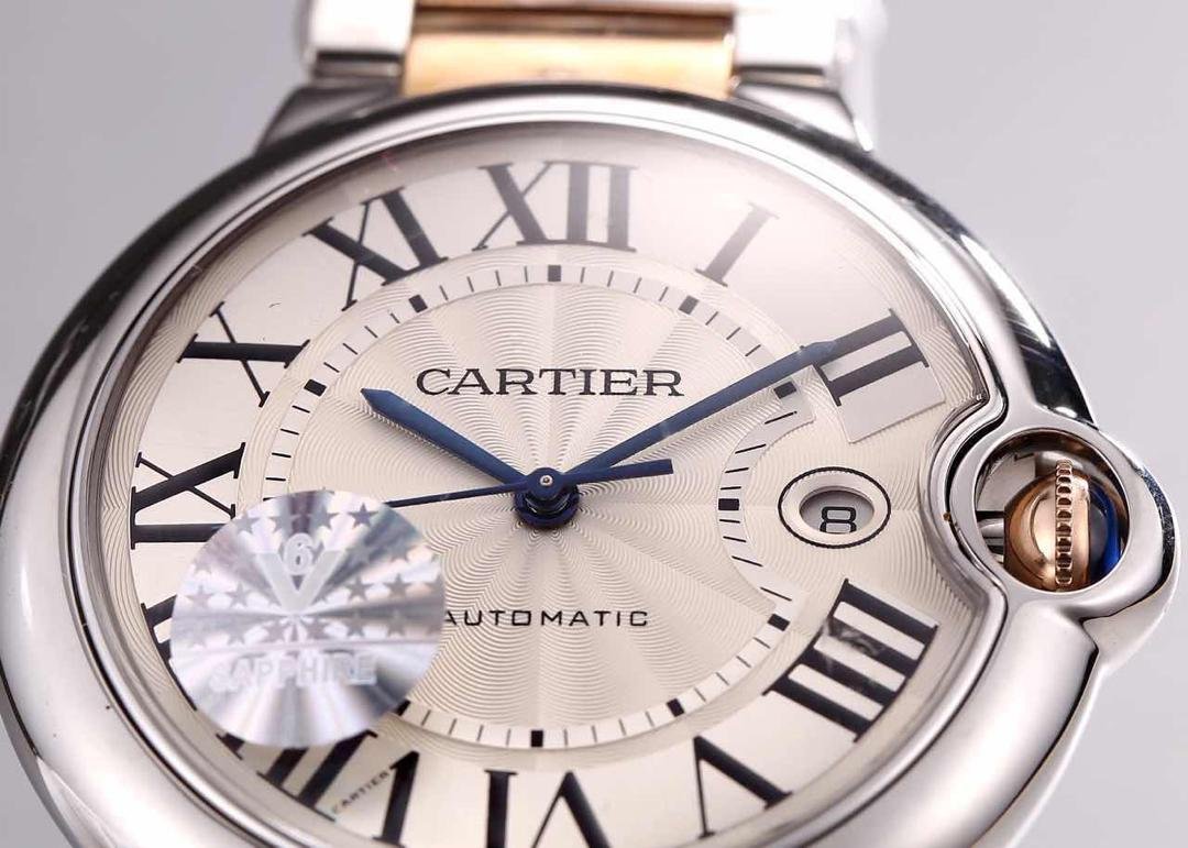 Cartier Ballon Bleu Sunray White Dial