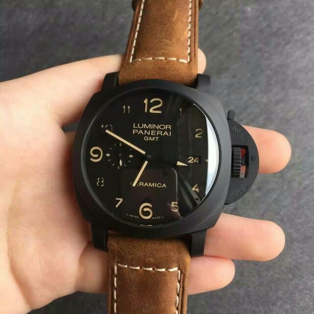 Replica Panerai Luminor 1950 3 Days GMT Ceramica PAM 441