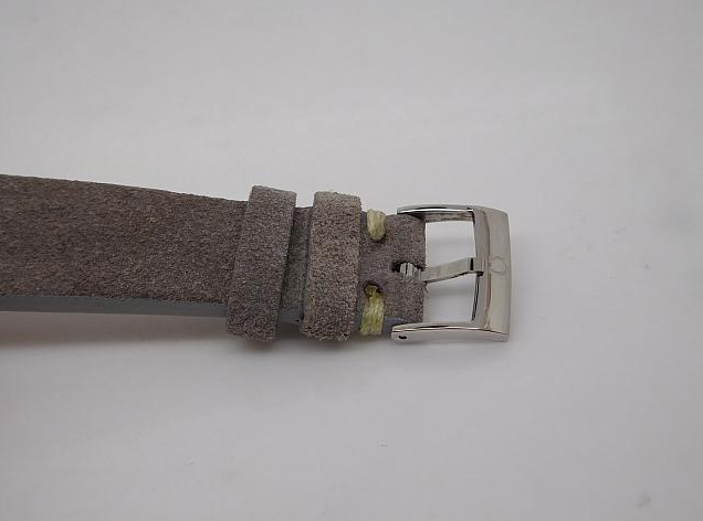 Suede Grey Leather Strap