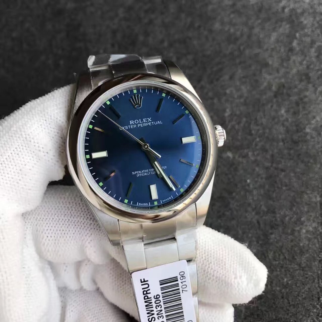 Replica Rolex Oyster Perpetual 114300 Blue Dial