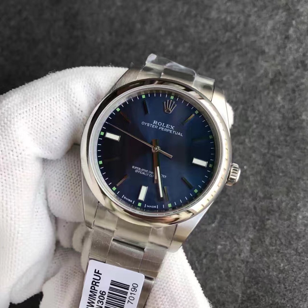 Replica Rolex Oyster Perpetual 114300 Blue Watch