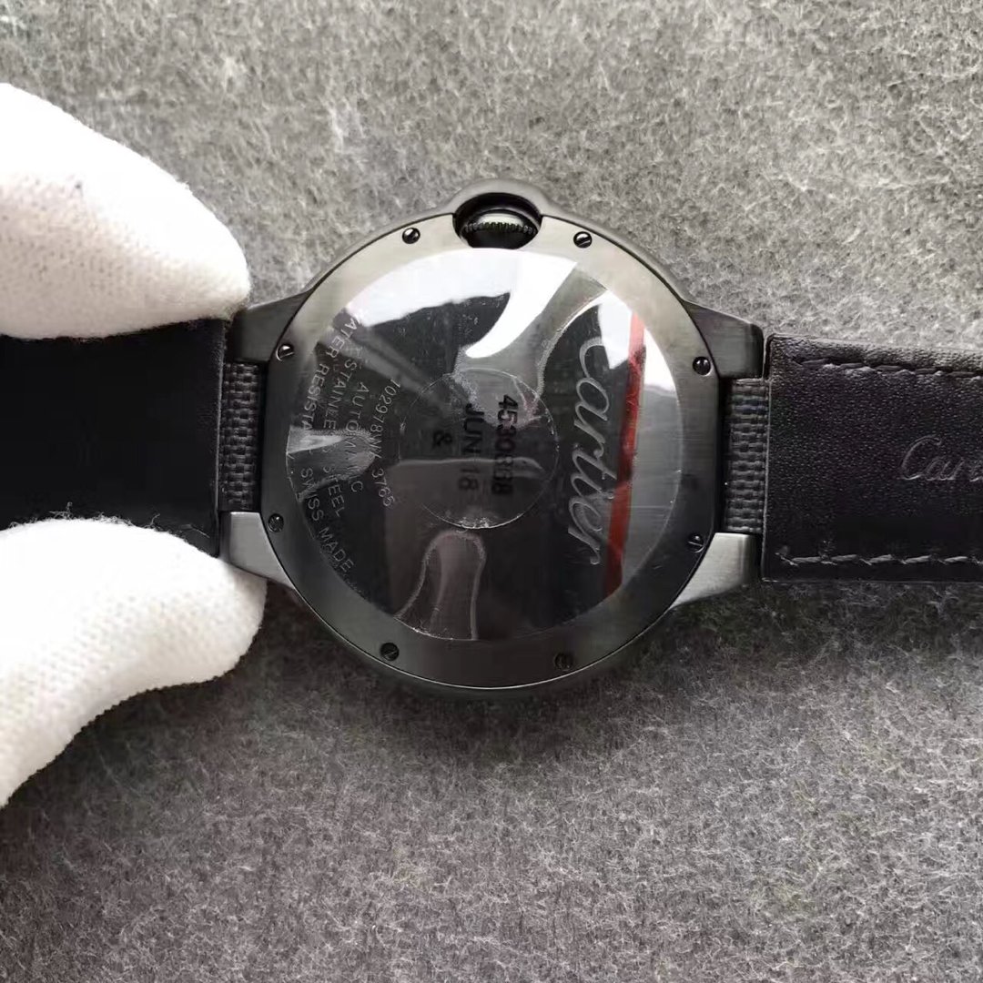 Cartier Ballon Bleu Carbon Caseback