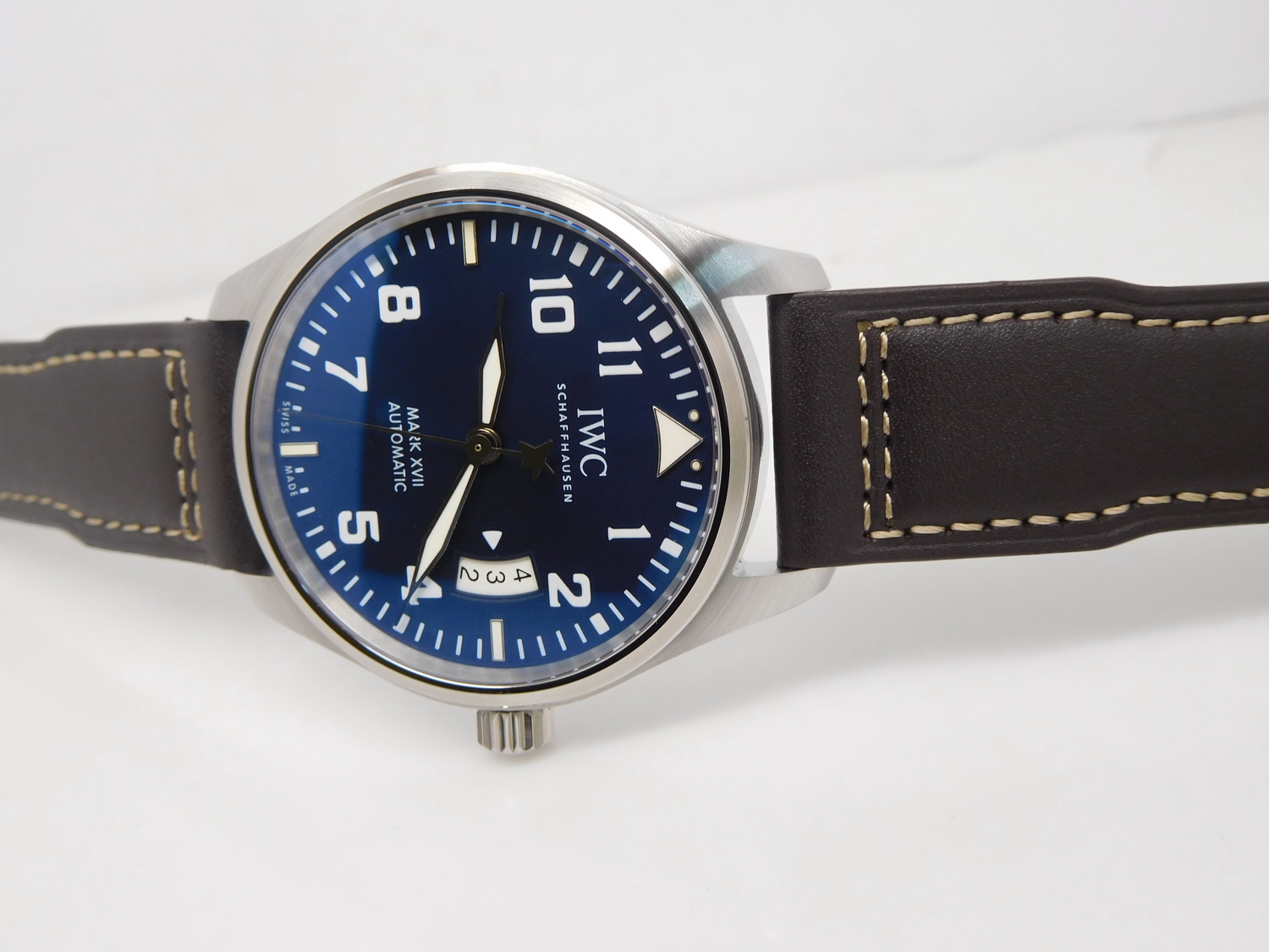 IWC Mark XVII Brown Leather