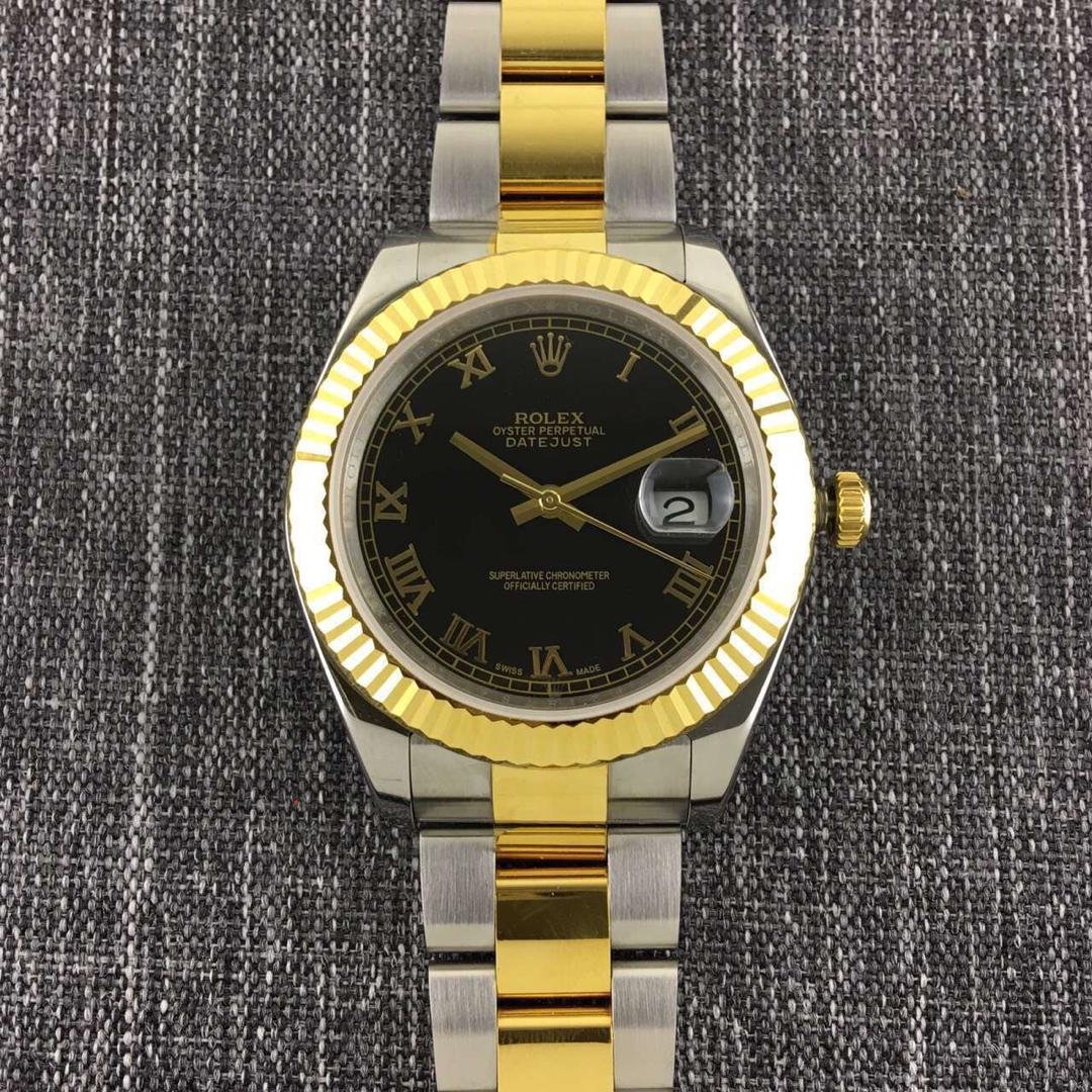 Rolex Datejust II Golden Black Rome