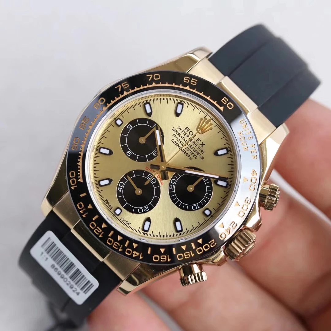 AR Factory Replica Rolex Daytona 116518LN Clone 4130 Movement Ceramic ...