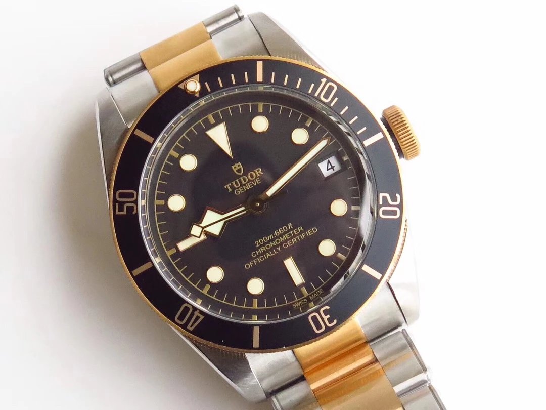 Tudor Heritage Black Bay Two Tone Watch