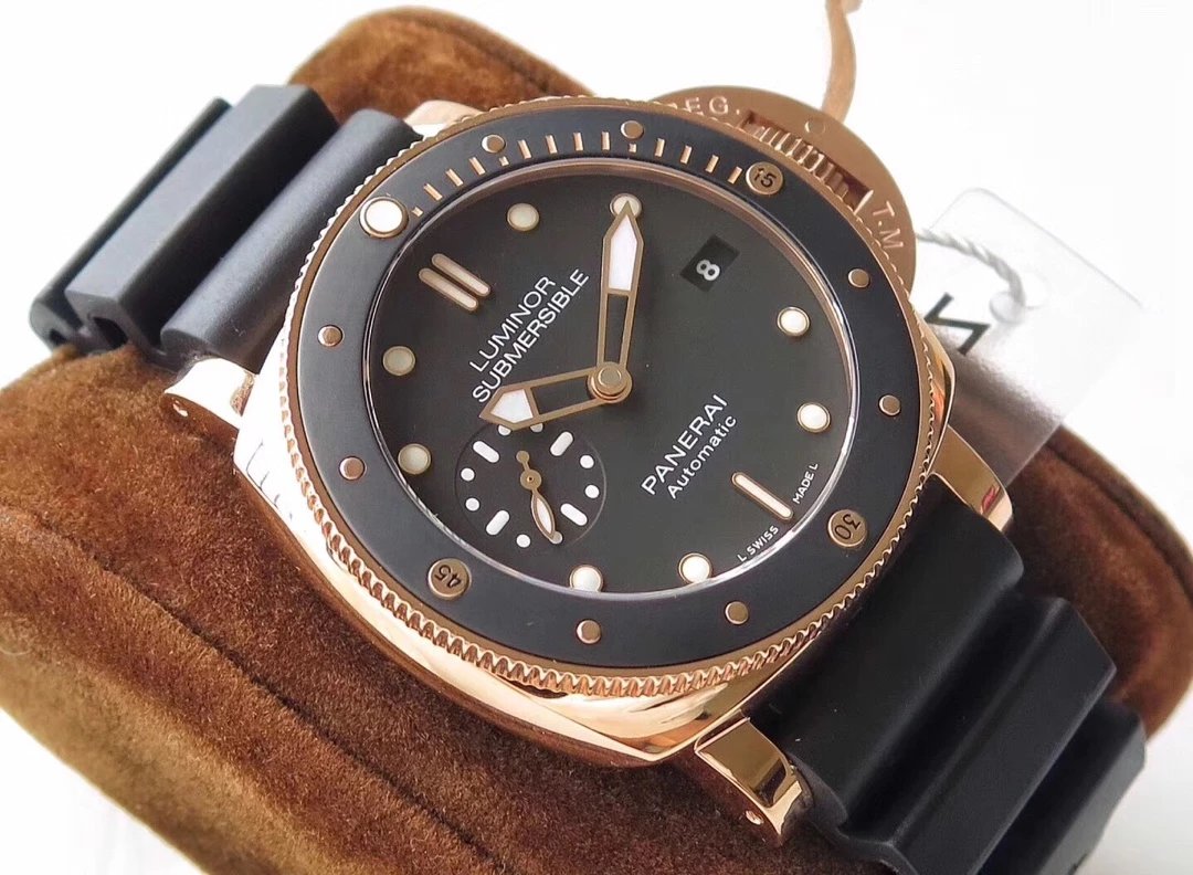 Z Factory Rose Gold Panerai PAM 684 Luminor Submersible Watch Review Hot Spot on Replica Watches and Reviews