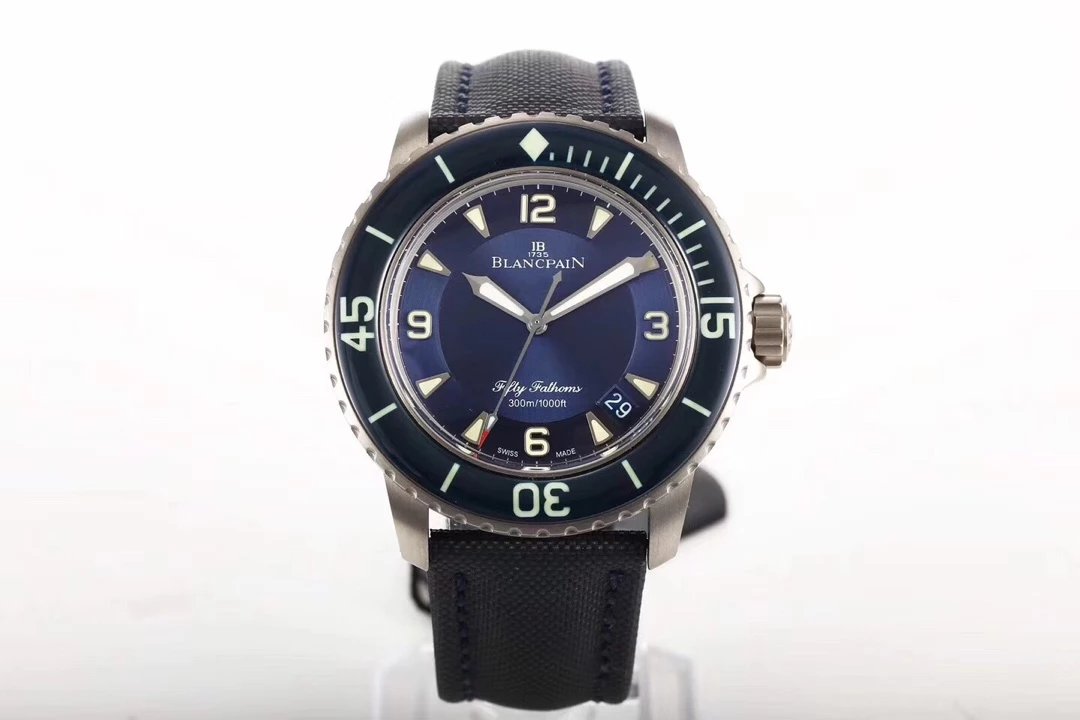 Replica Blancpain Fifty Fathoms Titanium Blue