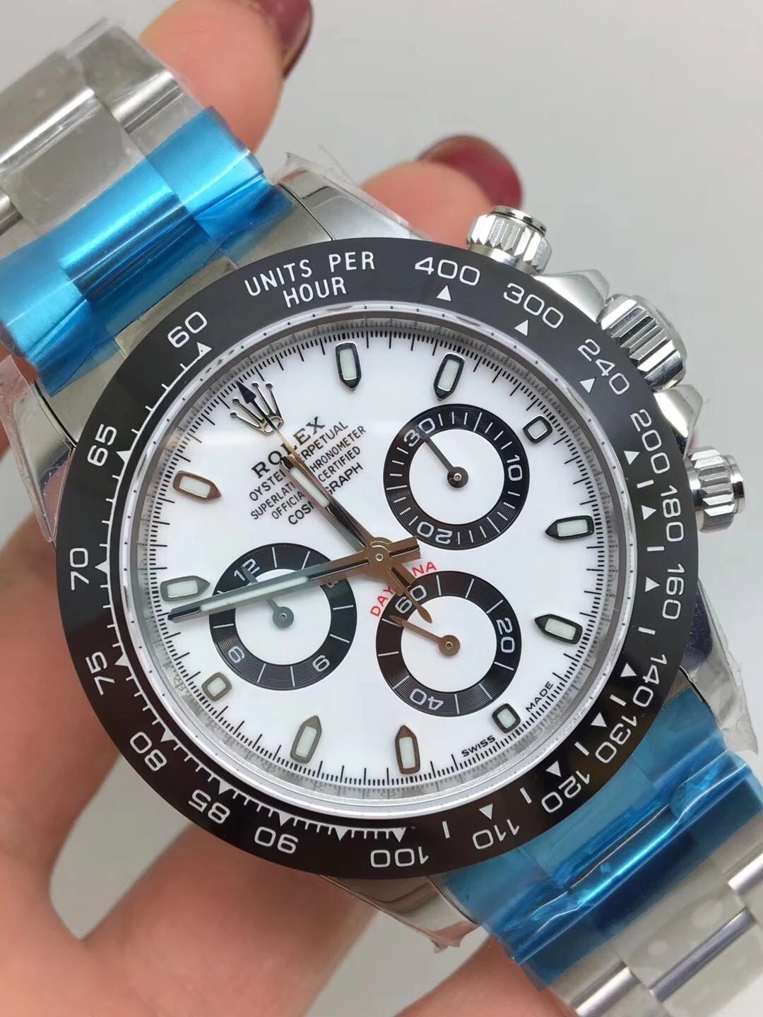 Noob Replica Rolex Daytona 116500 Ceramic White_3