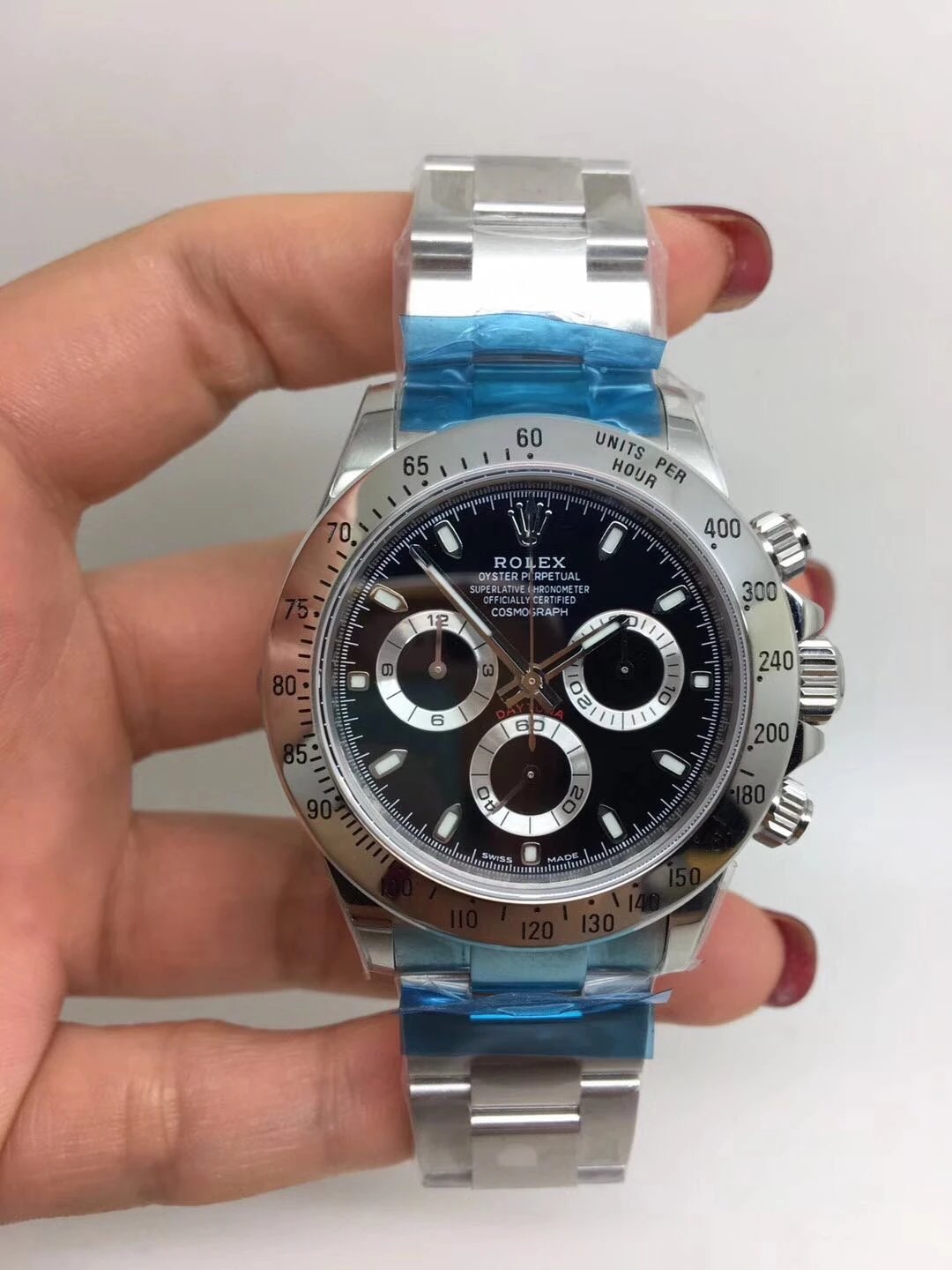 Noob Replica Rolex Daytona 116520 SS Black