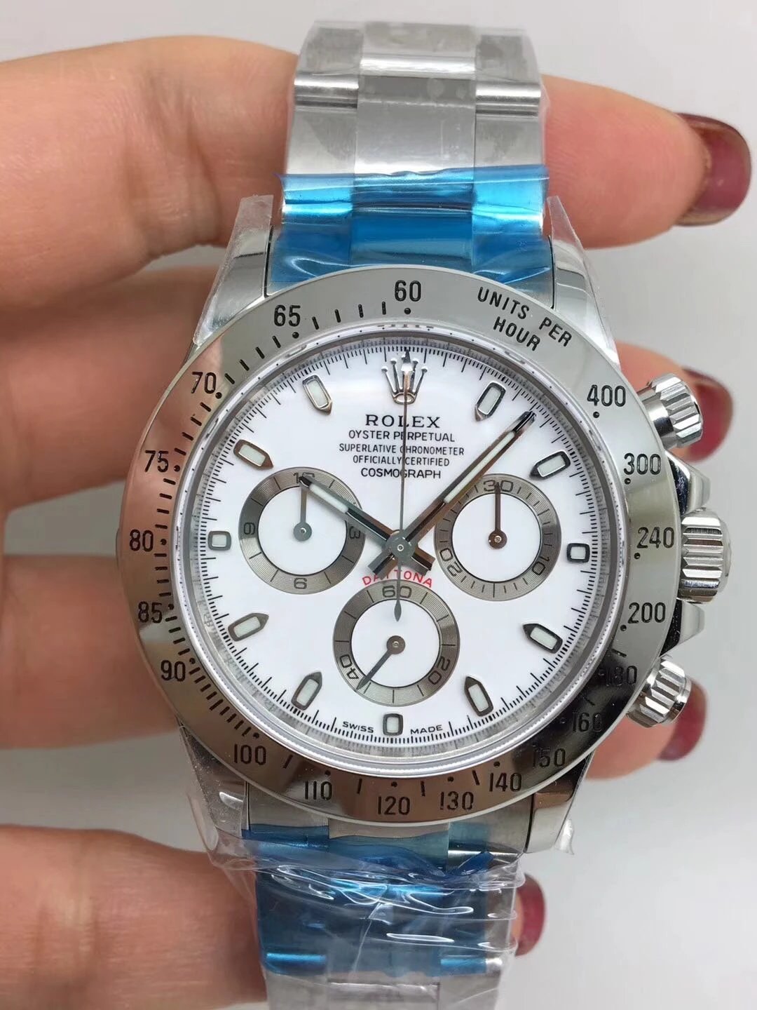 Noob Replica Rolex Daytona 116520 SS White