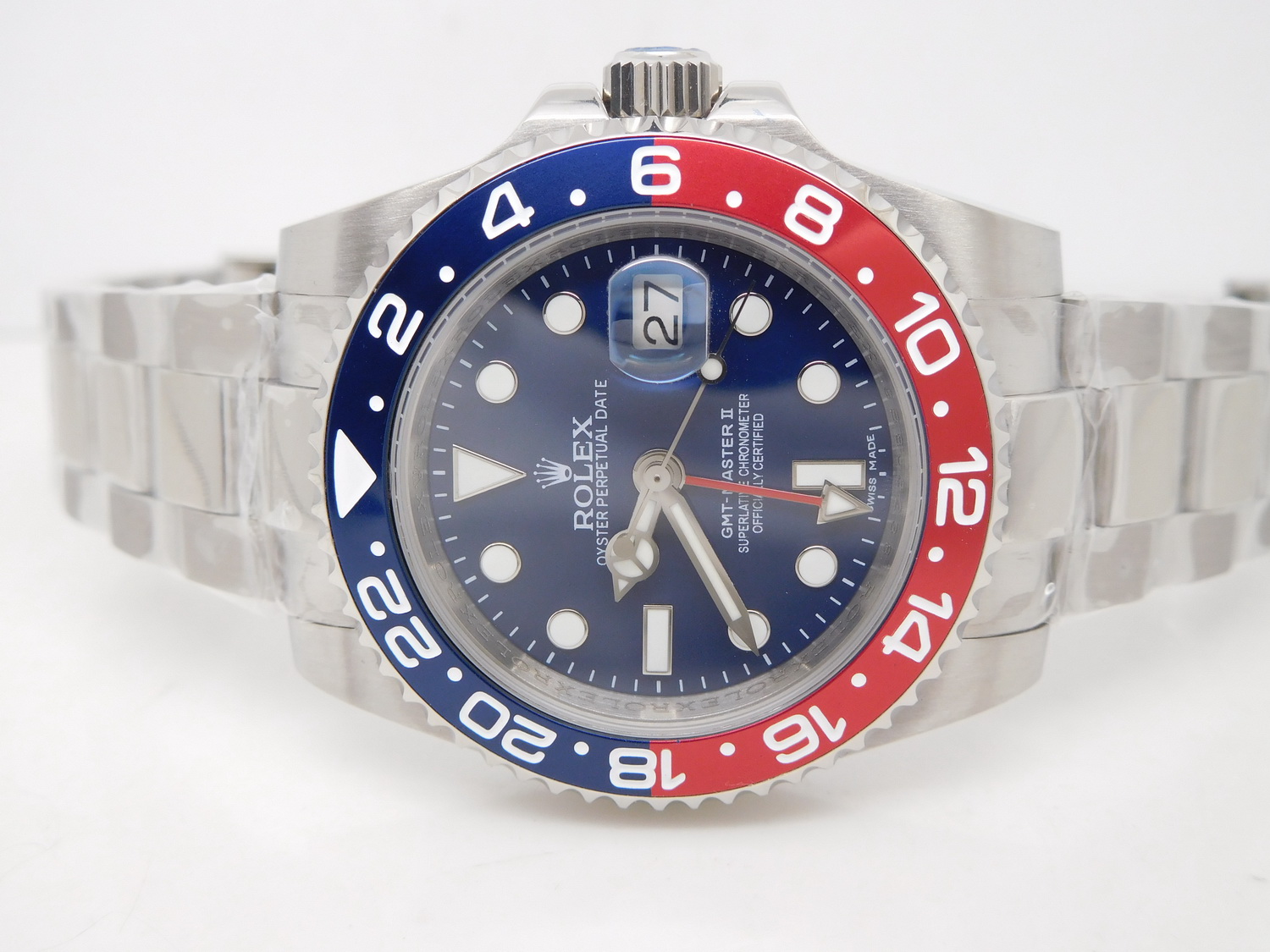 Replica Rolex GMT Master II Blue Red Pepsi Bezel