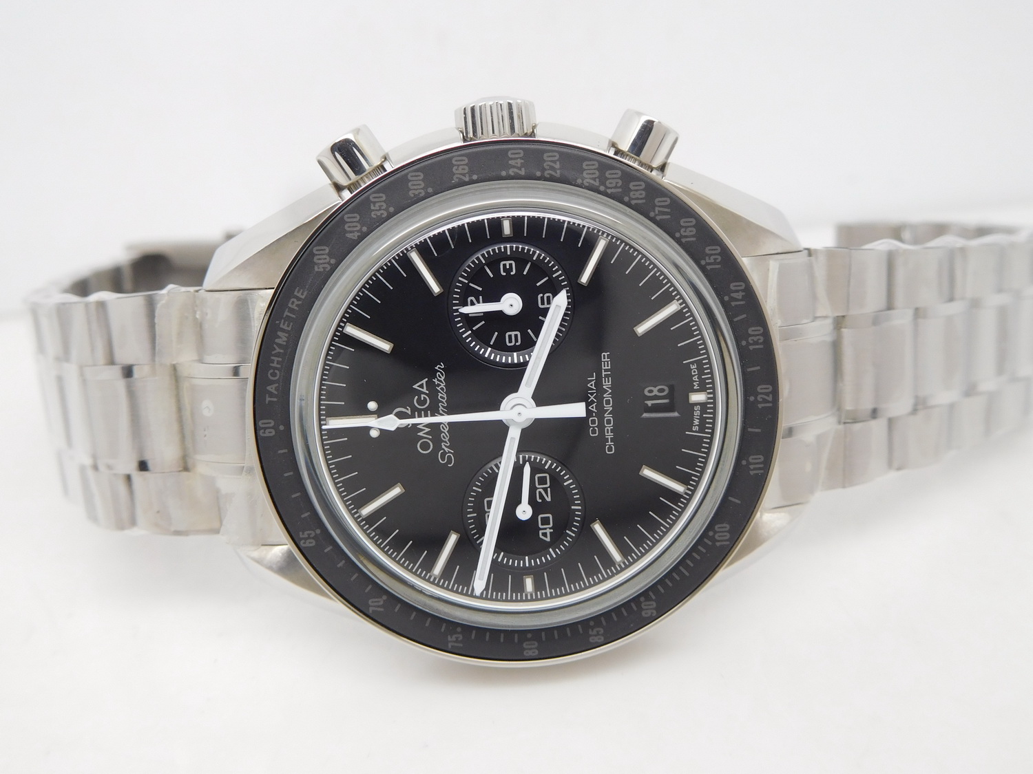 Replica Omega Moonwatch Black Dial