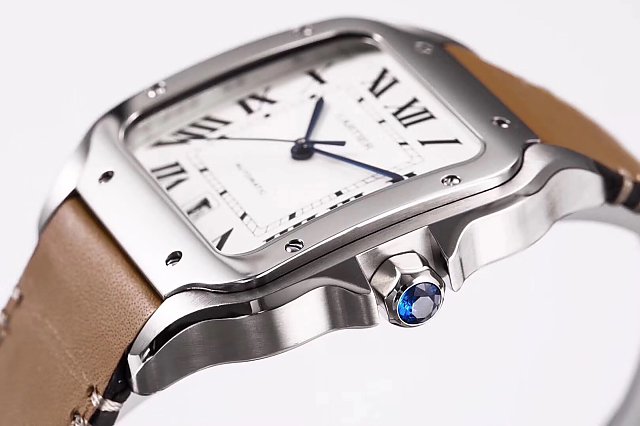 Cartier Santos 100 2018 Sapphire Crown