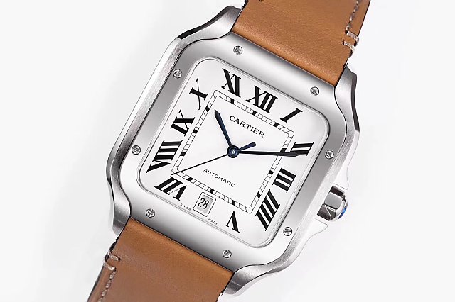 Cartier Santos 100 WSSA0009 White Dial